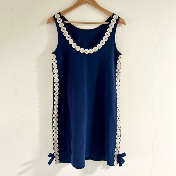 Lilly Pulitzer Stella Shift‎ Dress in True Navy sz 2 - Picture 5 of 5